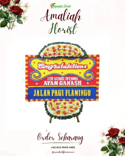Bunga Papan Congratulation di Barat
